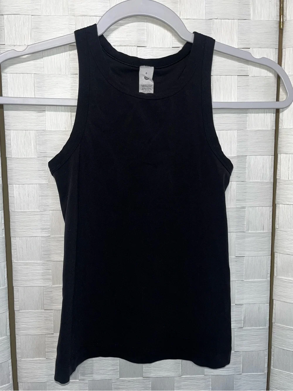 Lululemon Align High Neck Racerback Black Womens Size 0 Butter Soft